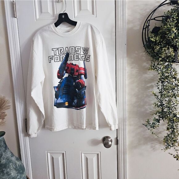 New Y2K Unisex Steve & Barry's Transformers Optimus Prime Long Sleeve Tee. - Picture 3 of 15